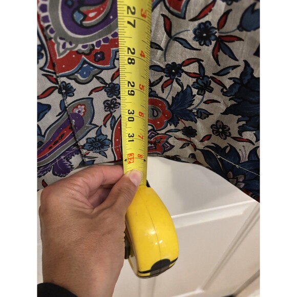 Reyn Spooner Shirt Mens Large Short Sleeve design Thai Silk colorful all over - Picture 8 of 9